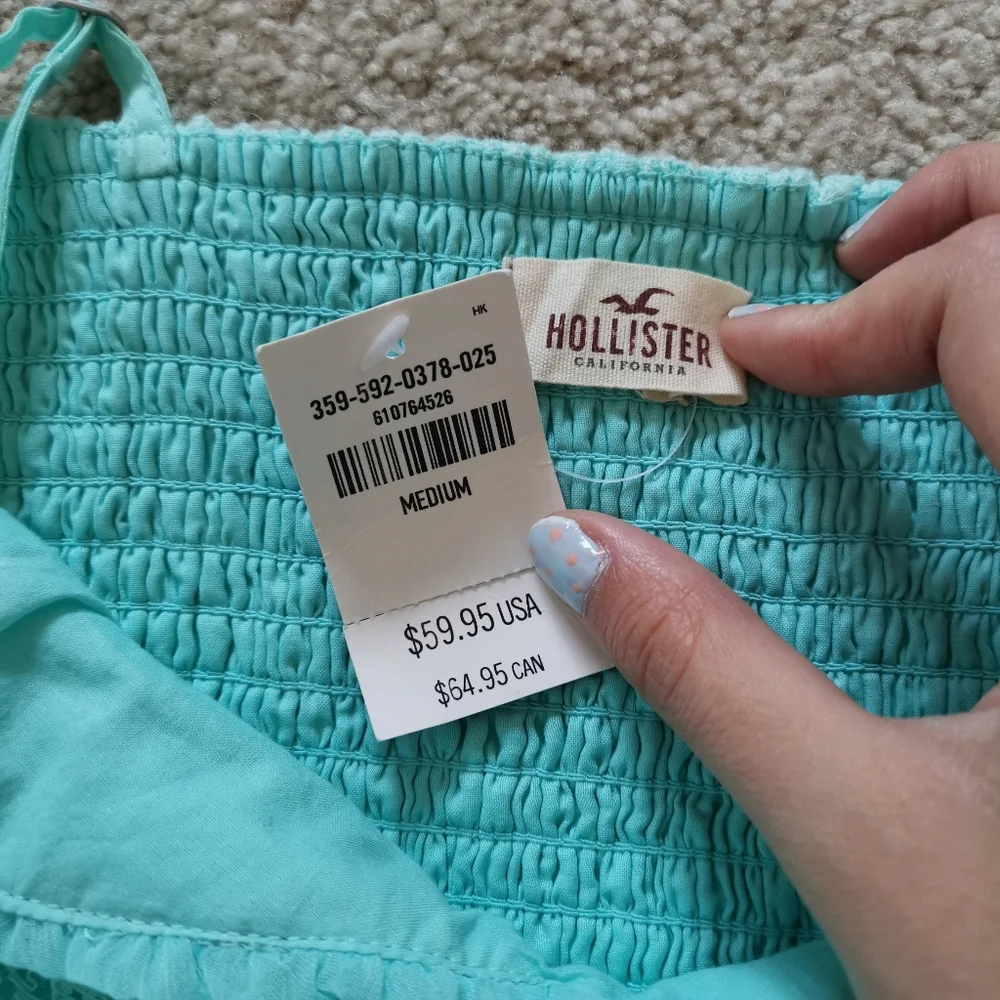 Hollister Tiffany blue lace dress - Picture 8 of 11
